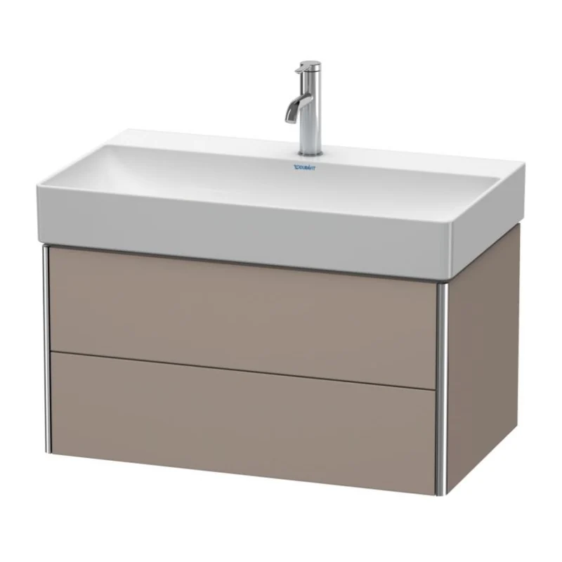 Тумба под раковину, Duravit, XSquare, шгв 784*460*397, раковина-необходимо заказать, цвет-базальт матовый