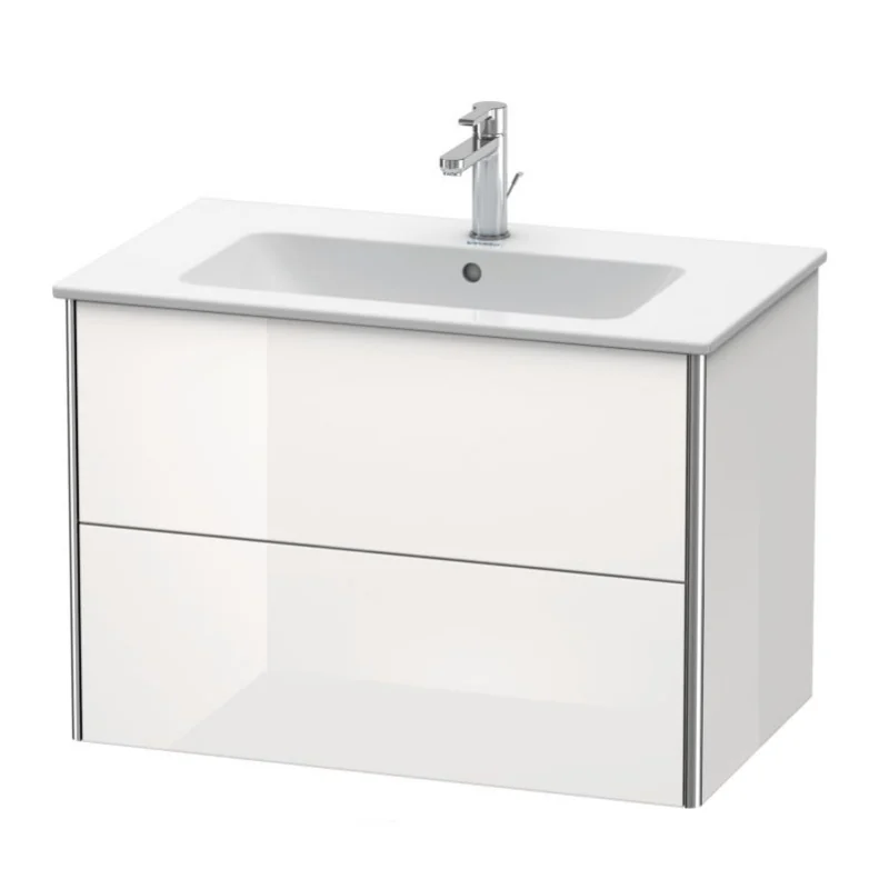 Тумба под раковину, Duravit, XSquare, шгв 810*478*560, раковина-необходимо заказать, цвет-белый глянцевый