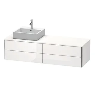 Тумба под раковину, Duravit, XSquare, шгв 1600*548*400, раковина-необходимо заказать, цвет-белый глянцевый