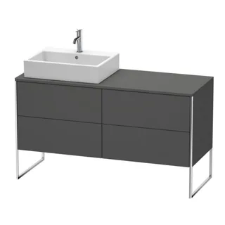 Тумба под раковину, Duravit, XSquare, шгв 1400*548*778, раковина-необходимо заказать, цвет-графит матовый