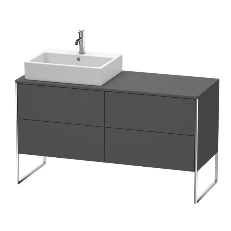 Тумба под раковину, Duravit, XSquare, шгв 1400*548*778, раковина-необходимо заказать, цвет-графит матовый