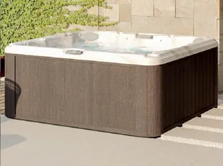 Гидромассажная ванна, Jacuzzi, J-235, шгв 2130*2130*910, цвет акрила(чаша)-Platinum, цвет внешней отделки-Silverwood — иконка